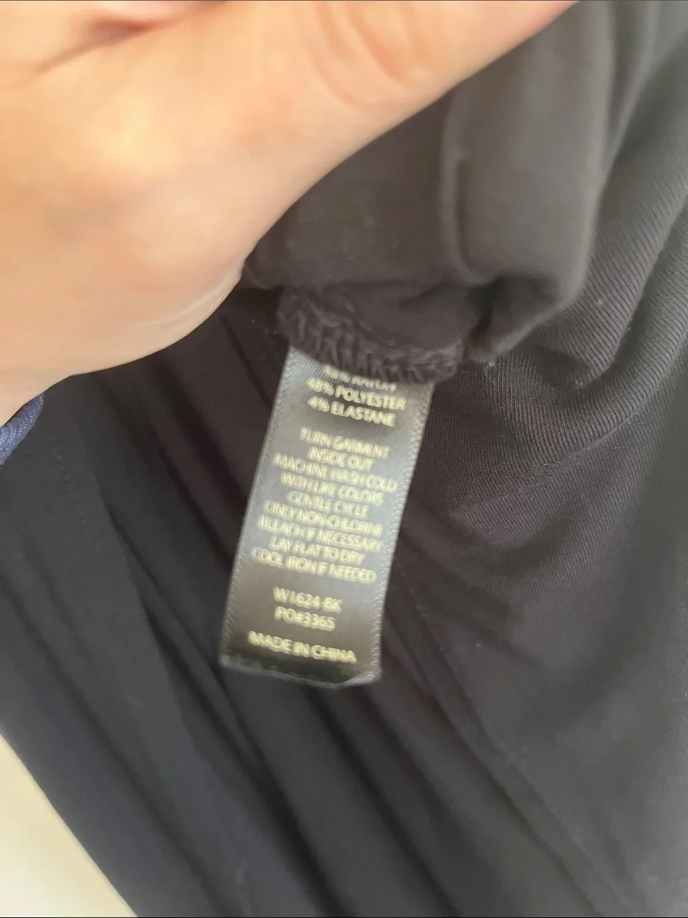 Betabrand Black Wide-Leg Draped Palazzo Pants